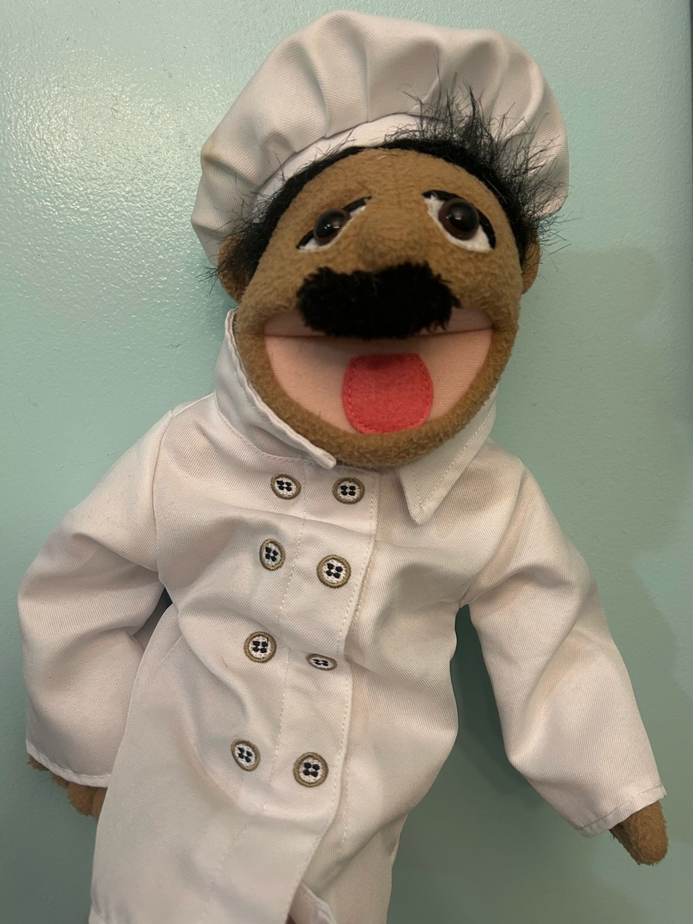 Melissa & Doug Chef Puppet Hand Puppet Beaded Eyes 30353 HN20330